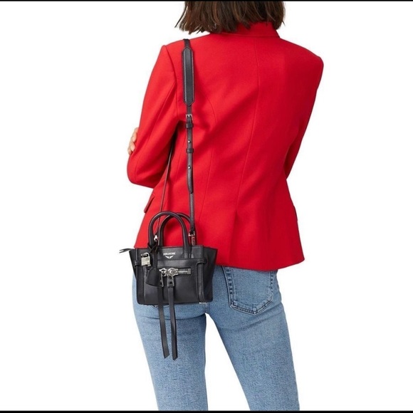Zadig & Voltaire Handbags - Zadig & Voltaire Candide Nano Leather Handbag